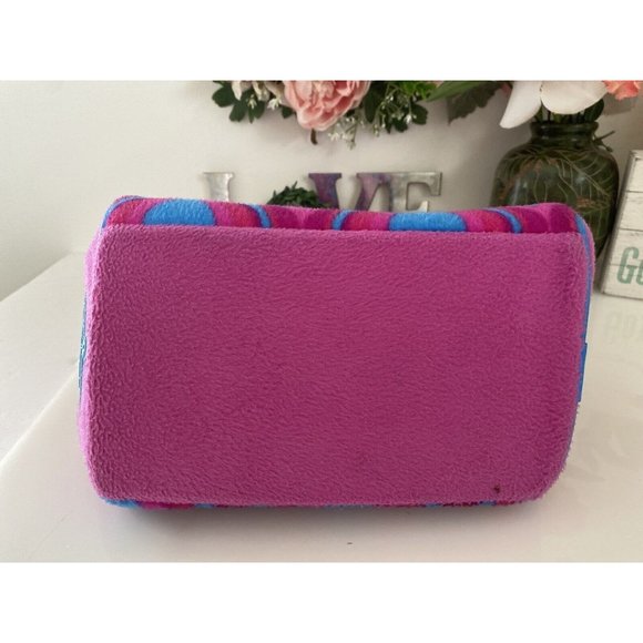 Battat Dolls Pucci Pups Pink and Blue Dog Carrier Plush Bag Only Mesh Zipper GUC - Picture 6 of 16